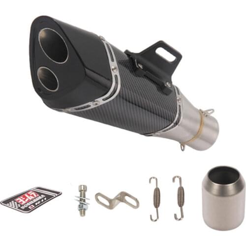 Motorcycle 51mm Exhaust Pipe Muffler Escape Carbon Fiber Printing FOR HONDA CBF 1000 VFR 800F CBR 125R CB 500X NC 700S VFR 1200F