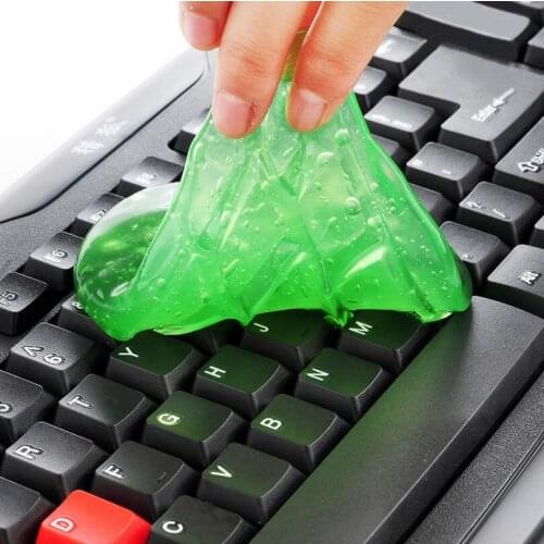 Hot Magic Dust Cleaning High-Tech Transparent Cleaner Compound Slimy Gel keyboard cleaner LX4684