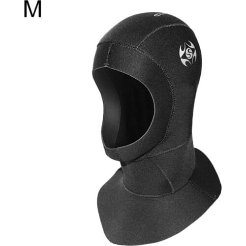 Scuba Diving Hood 3mm Neoprene Diving Cap Waterproof Warm Wetsuit Snorkeling Hat D5BA