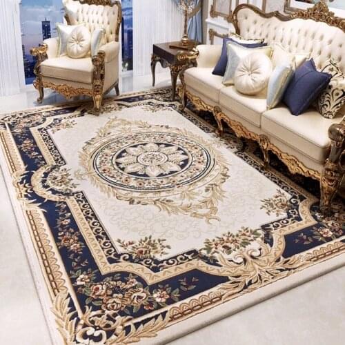 Retro Persian pattern big size living room carpet , classical bedside carpet, thicken home decoration coffee table floor mat