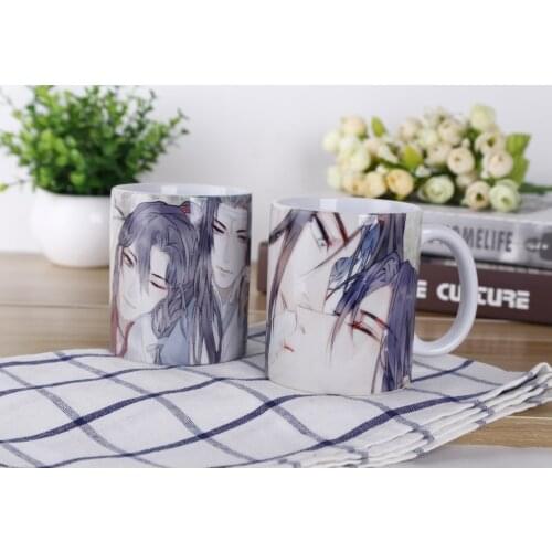 Anime Mo Dao Zu Shi Wei Wuxian Lan Wangji Cosplay Mug Daily Drink Mark Cup Grandmaster of Demonic Cultivation Gift
