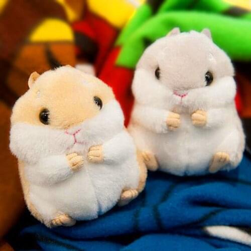 Hamster doll keychain pendant doll hamster cute backpack doll plush bag pendant school bag pendant