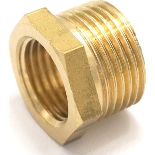 Brass Reducer M20x1.5mm Male Thread M16x1.5mm Female Thread Reducing Bush adapter Fitting Gas Air Water Fuel