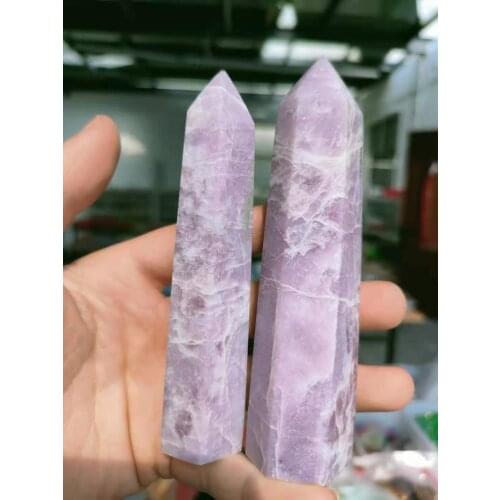 Natural Ziyun mother Wand Healing Crystal Chakra Point Spirit Meditation Obelisk Home Decor Art Gift Reiki Stone Feng shui