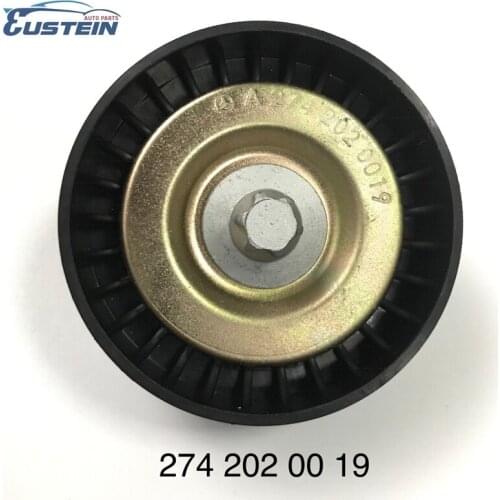 Tensioner Pulley, v-ribbed belt for Mercedes c180 s204 c204 A180 A200 A250 2742020019 A2072020019 Tensioner Pulley genuine