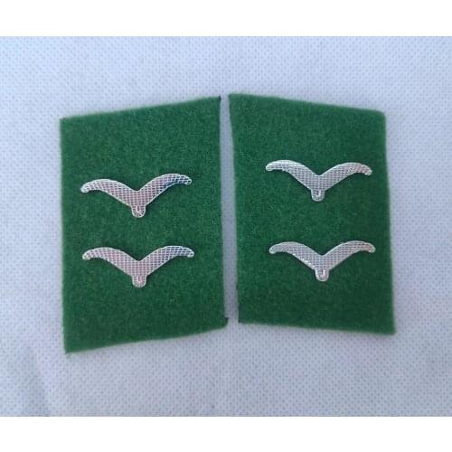WWII GERMAN LUFTWAFFE FIELD DIVISION Gefreiter (PFC) COLLAR TABS