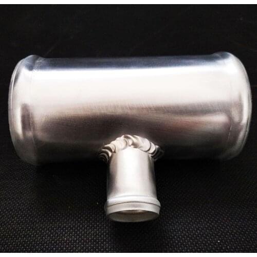 High-quality 3" 76mm Blow Off Valve Adapter Aluminum T-Pipe Shape Tube For 38mm ID BOV