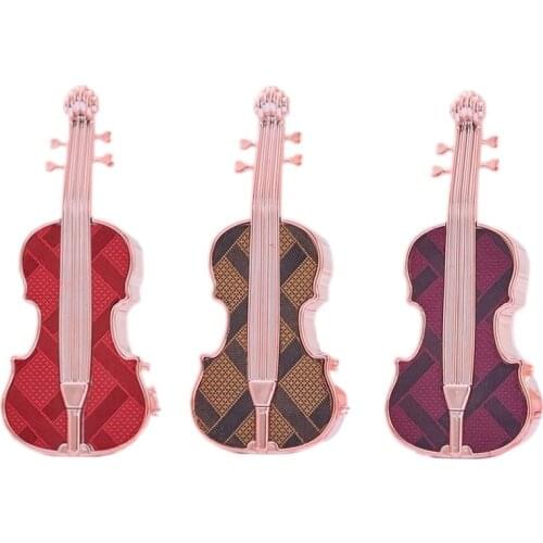 Empty Lipstick Container Unique Violin Shaped Lipstick Tube diy Lip Balm Container New Style 12.1mm Cosmetic Lipstick Packaging