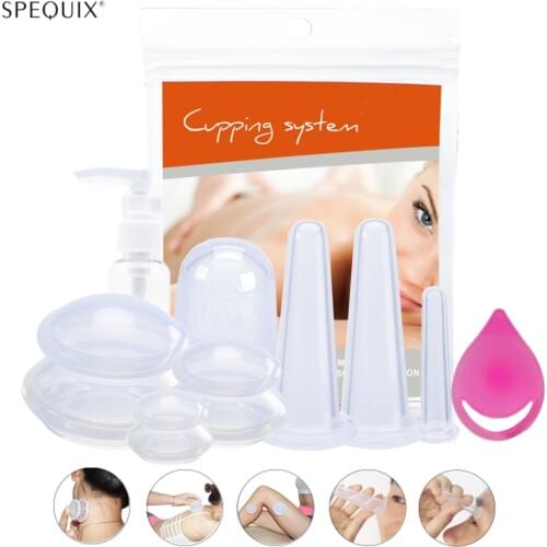 Silicone Vacuum Cupping Ventosas Massage Body Cups Ventouse Anti Cellulite Cupping Cups Vacuum Therapy Cup Massagem Face Cup