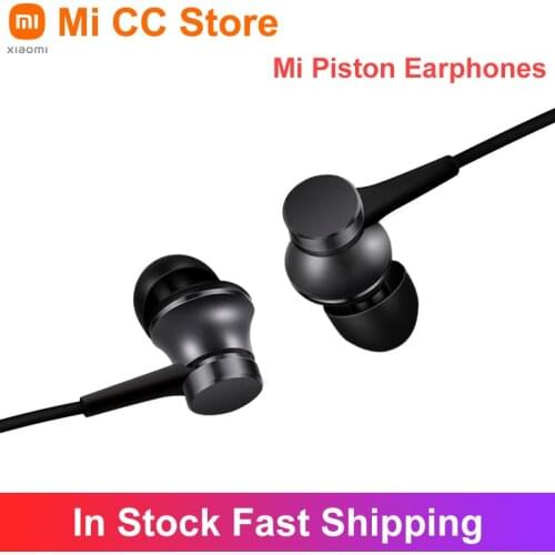 Original Xiaomi Piston In-Ear Earphones Fresh Edition with Micphone Play Pause Control Music Stereo For redmi note 7/8/8T