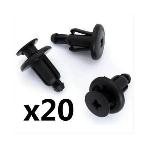 X20 Easy Removal For Honda Kawasaki For BMW Motorbike Fairing Panel Plastic Trim Clips 7mm