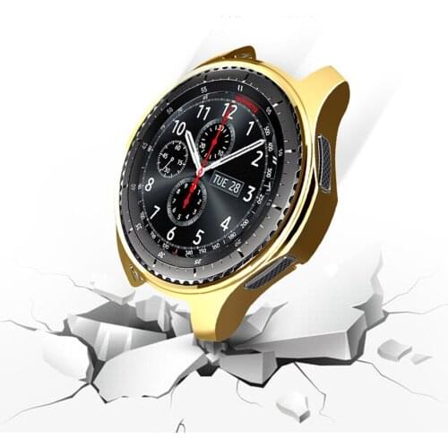 Protection Cover Watch Cases for Samsung Gear S3 Froniter Smartwatch Case Dust Proof Unisex S3 Smartwatch TPU Cases Accessories