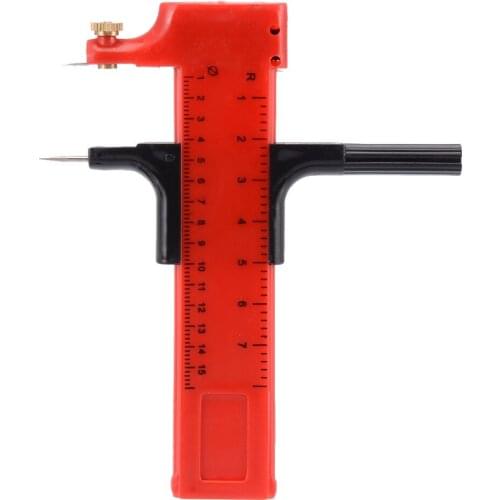 1pc Plastic Practical Compasses Circle Cutter For Paper Vinyl Rubber Leather Tool 10mm-150mm