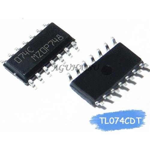 10PCS TL074CDT SOP14 TL074 SOP TL074C SMD 074C TL074CDR SOP-14 new and original IC