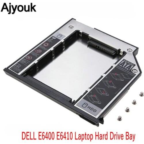 100PCS Ultra-thin 9.5MM Second HDD Caddy 2.5 inch Sata3.0 Hard Disk Drive Bracket For Dell Latitude E-series E6400 E6410