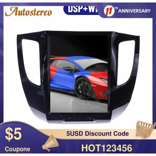 128G Android 9.0 For Mitsubishi L200 Pickup 2007-2017 Tesla Car GPS Navigation Stereo Head Unit Auto Radio Multimedia Player DSP