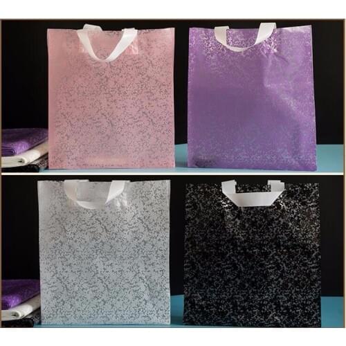 43x51cm Large Plastic Lace Packing Bag With Handle Large Gift Bag Plastic Jewelry Pouches Bag Plastic Underwear bag