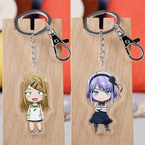 5pcs Anime Dagashi Kashi Cartoon Figure Pendant Keychian bags Car Key Holder Keyring Gift