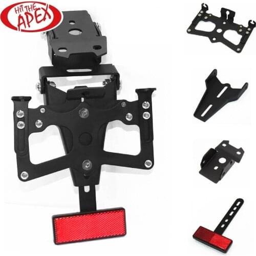 Motorcycle Accessories Adjustable Fender Plate with reflector For HONDA CB650F 2014 2015 2016 Bracket License Plate Holder