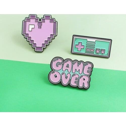 Cartoon Half Organ Heart Brain Brooch Enamel Pins Rational Medical Anatomy Art Organ Human Medicine Brooch Gift Badges Jewelry