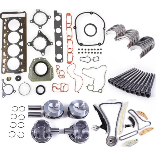 Pin 23mm Engine Piston Timing Chain Gear Gasket Oil Seal Kit For A-udi A4 Q3 V-W Passat B6/B7 Golf EA888 1.8TSI