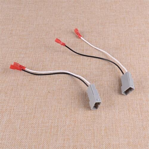 DWCX 2Pcs 18 cm SP-7800 72-7800 Speaker Connector Harness Wires Adapter Plastic Fit for Honda Acura