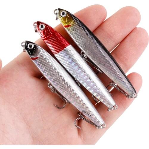 Sinking Pencil Fishing Lure Wobblers 8cm/10g 8cm/14g Bass Minnow Artificial Hard Bait High Quality Jigging Pesca Fishing Tackle