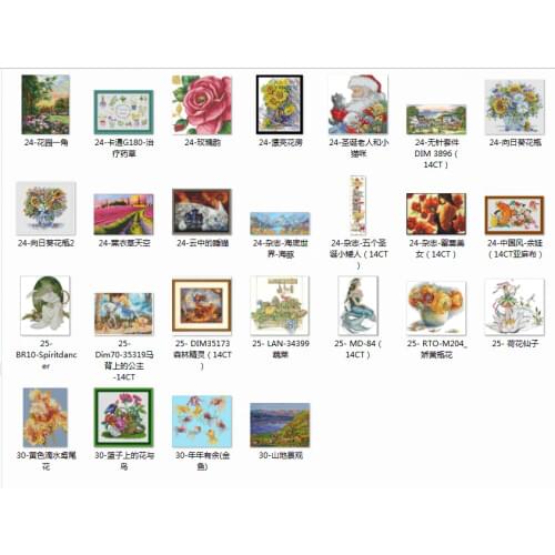Cross Stitch Embroidery oil drawing girl Cotton Thread Painting DIY Needlework Kits 14CT Dim70-35319 Princess on Horseback-14CT