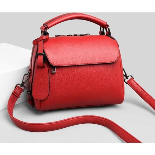 Women Bag Comfortable Lady Handbag Leather Pendant Fashion Simple Female Shoulder Bag High Quality PU Leather Girl Messenger Bag