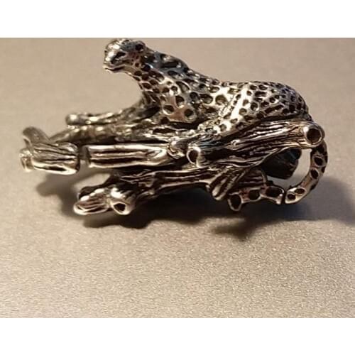 925 Sterling Silver Leopard Lock Fit Faerybeads Bracelet Charms DIY Beads For Jewelry Making Love Gift