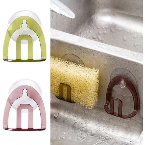 1Pc Kitchen Sink Suction Cup Drain Rack Sponge Storage Holder Sink Soap Rack Hanger Kitchen Bathroom Accessories Organizer