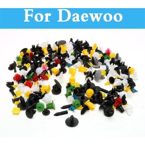 200pcs Car Plastic Cable Mount Clamp Clips Auto Fastener Mixed Wire Tie For Daewoo Lacetti Lanos Magnus Evanda Gentra G2x Kalos