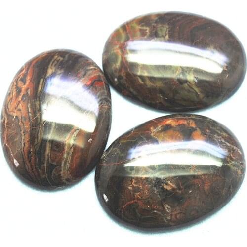 3PCS Nature Brazil Agate Stone Cabochons Oval Shape 22x30MM 51x38MM Loose Beads Jewelry Accessories Free Shipping Craft Findings