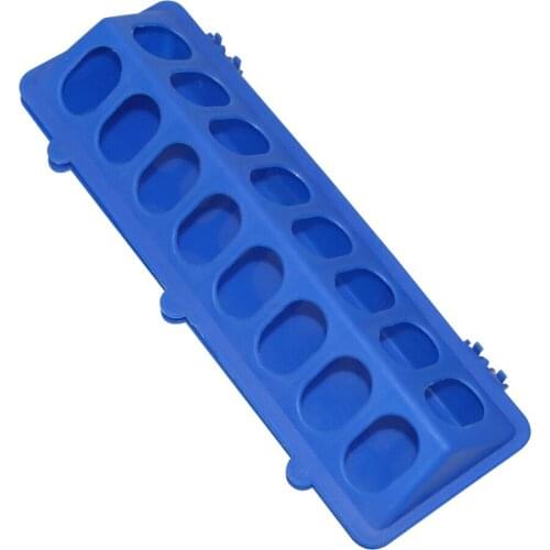 30cm Plastic Pheasant Feeding Bucket Chicken Bird Feeder Fountain Flip-Top Poultry Quail Feeding Tool Pigeon Feeder Trough