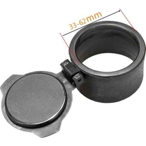 33-62mm For Hunting Sight cover Caliber Rifle Scope Mount Quick Flip Spring Up Open Lens Cover Cap Eye Protect Objective Cap P20