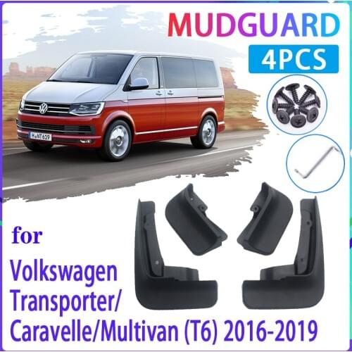 4 PCS Car MudFlaps for Volkswagen VW Transporter T5 2004~2015 Mudguard Splash Guards Fender Auto Accessories