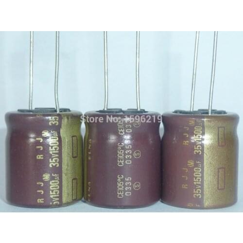 5pcs 1500uF 35V Japan ELNA RJJ Series 18x20mm Low Impedance High Reliability 35V1500uF Capacitor for Audio