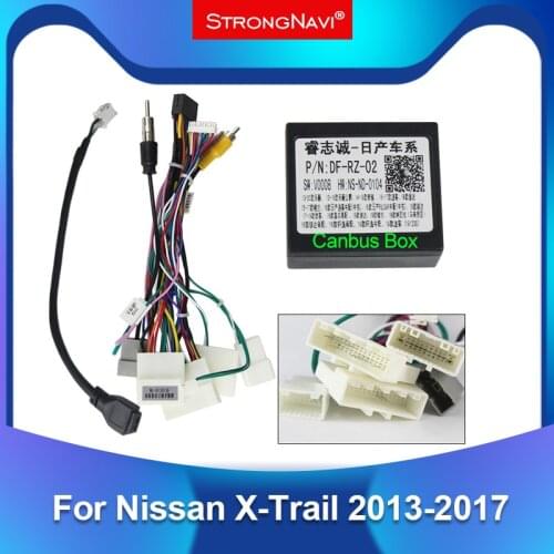 Car Audio 16PIN Android Power Cable Adapter For Nissan Teana/Sylphy/Tiida Power Cable Wiring Harness canbus box