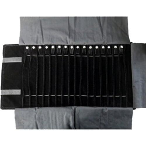 Velvet Jewelry Roll Bag Storage Bag Storage Bag Portable Necklace Display Case