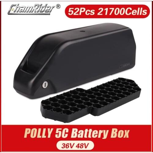 Battery box Battery Case Polly 5C Down Tube Downtube E-bike Electric bike Battery Housing Nickle strips 21700 cells