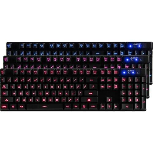 Colorful Gaming keyboard and Mouse Wired backlight mechanical feeling Keyboard Gamer kit Silent Gaming Mouse Set for PC Laptop