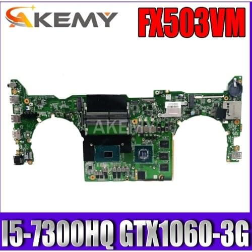 DA0BKLMBAB0 Laptop motherboard For Asus TUF Gaming FX503VM GL503VM FX503V GL503V Test original mainboard I5-7300HQ GTX1060-3G
