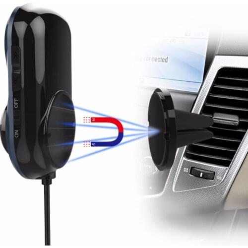 Haina Bluetooth Wireless Car charger Transmitter Audio Car Mp3 Player FM Handsfree with LCD Display
