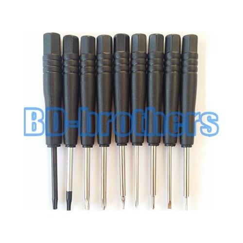 Good Quality Professional Metal Magnetic Black Screwdriver Open Maintenance Mini Hand Tools For PC Phone etc 3500pcs/lot