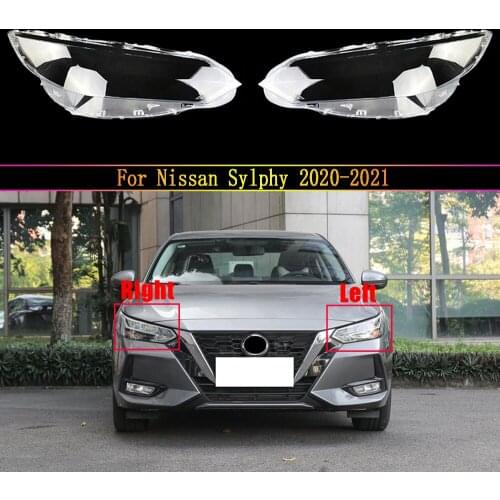 Car Front Headlight Cover Auto Headlamp Lampcover For Nissan Sylphy 2019 2020 ​Auto Lens Glass Lampshade Case