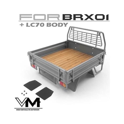 Metal rear trail bed for boomracing BRX01+Killerbody LC70 parts