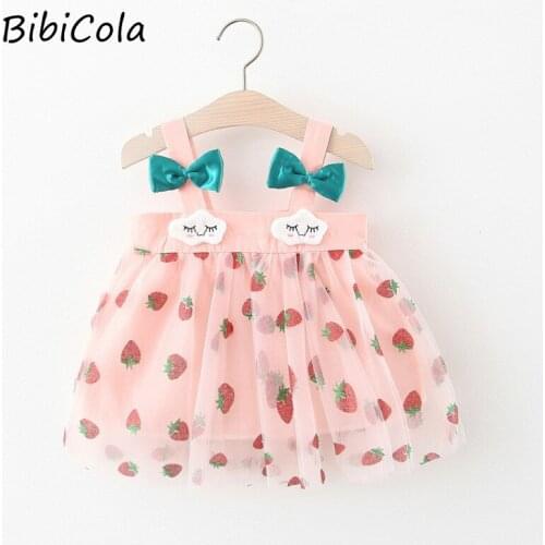 Infant Girls Cute Clothing Baby Girls Summer Party Dress Fashion Sleeveless Dress Kids Girls Wedding Clothes