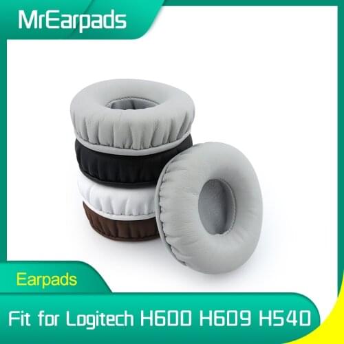 MrEarpads Earpads For Logitech H600 H609 H540 Headphone Headband Rpalcement Ear Pads Earcushions Parts