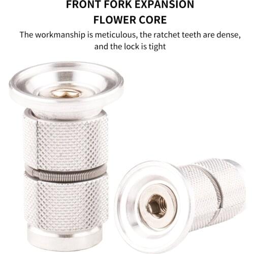 New bike headsets locking device Aluminum alloy swell expand dilate nut bicycle top cap with plastic waterproof plug Free ship