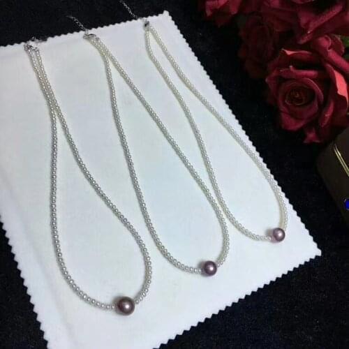 Natural fresh water pearl necklace